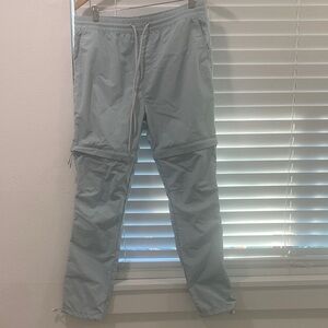 PacSun Pants Men Med blue Cargo Performance Jogger Hiking Convertible Shorts